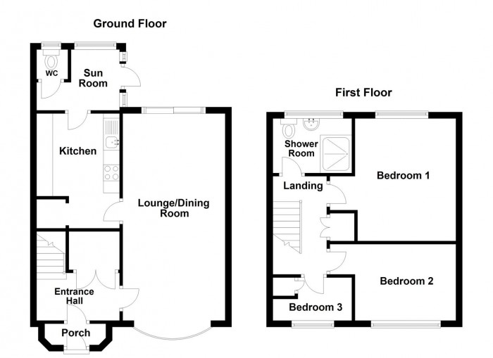 Floorplan for Long Meadow, Rowley Regis