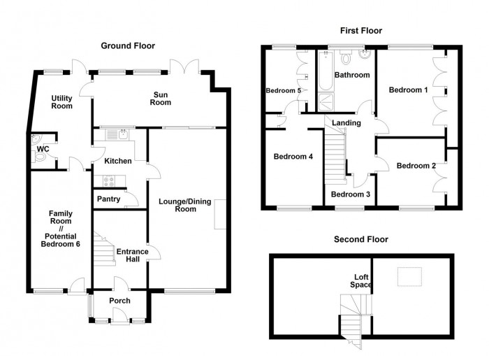 Floorplan for Furnace Hill, Halesowen