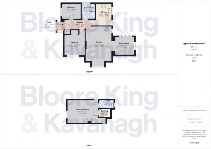 Floorplan for 1 Bradleys Close