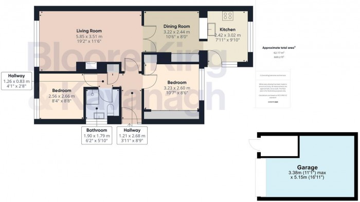 Floorplan for Woodridge Road, Halesowen