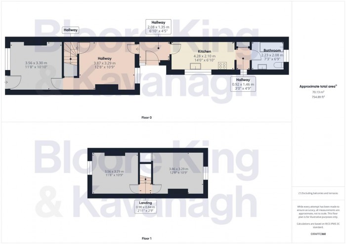 Floorplan for Holt Road, Halesowen