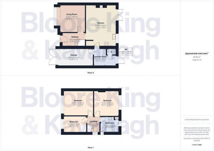 Floorplan for St. Johns Road, Halesowen
