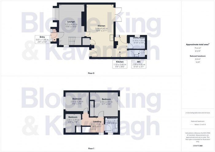 Floorplan for Church Street ,Pensnett,Brierley Hill,West Midlands