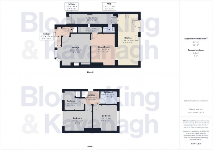 Floorplan for Trinder Road, Smethwick