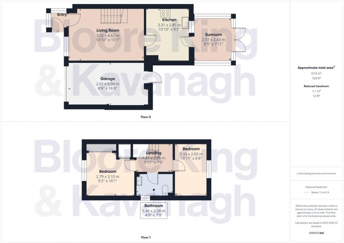 Floorplan for Lench Close, Halesowen