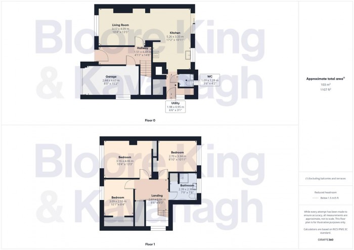 Floorplan for Two Gates, Halesowen
