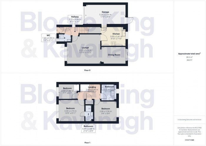 Floorplan for Wrights Lane, Cradley Heath