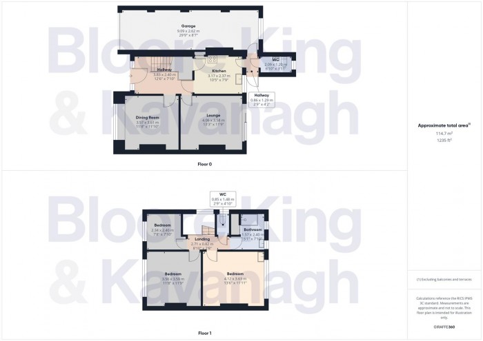 Floorplan for Hazeldene Road, Halesowen