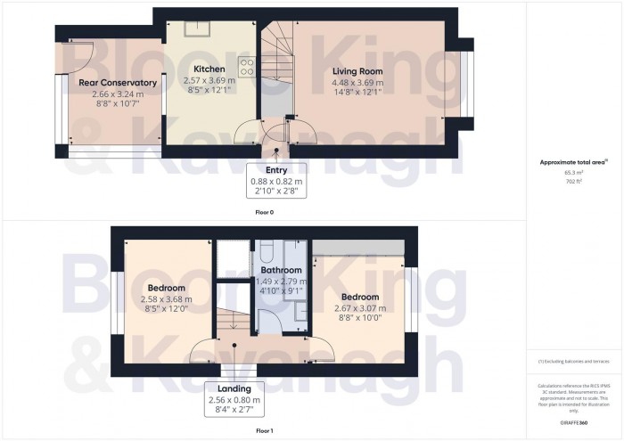 Floorplan for Willetts Drive, Halesowen
