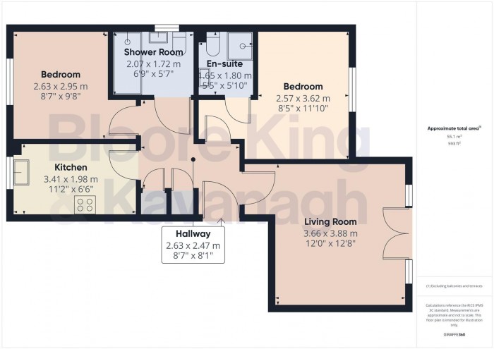 Floorplan for Purlin Wharf, Dudley