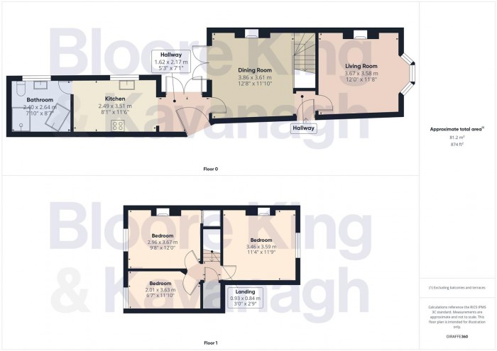 Floorplan for 28, Junction Street South, Oldbury, Sandwell, B69