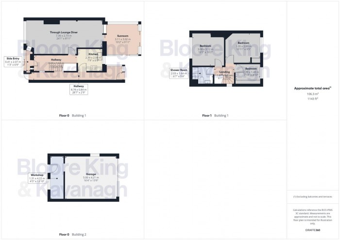 Floorplan for Kenilworth Road, Oldbury