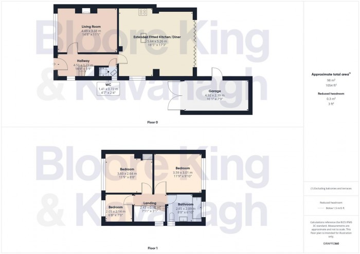 Floorplan for Fairfield Lane, Kidderminster