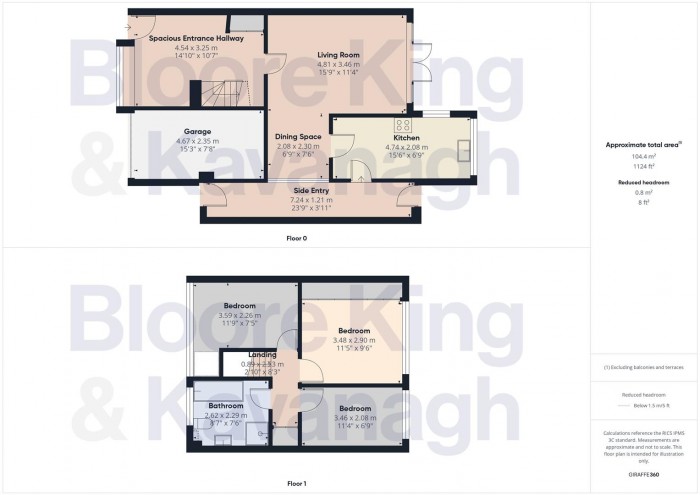 Floorplan for Wythall Road, Halesowen