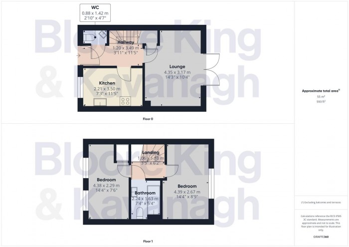 Floorplan for Bradfield Way, Dudley