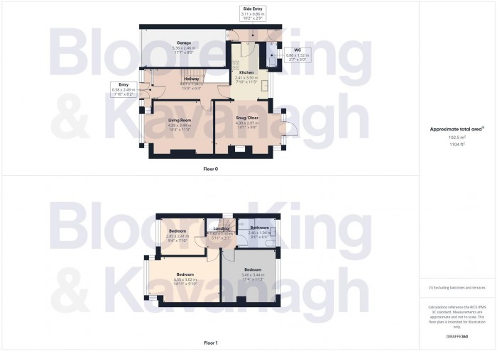 Floorplan for Middlefield Avenue, Halesowen
