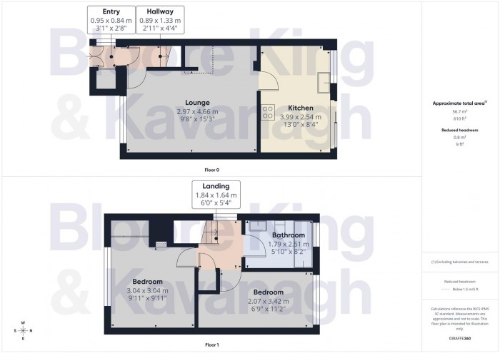 Floorplan for Chiltern Close, Halesowen