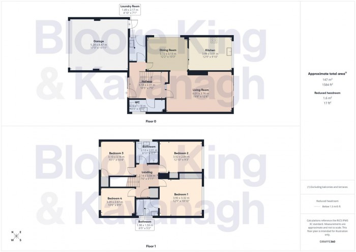 Floorplan for Links View, Halesowen