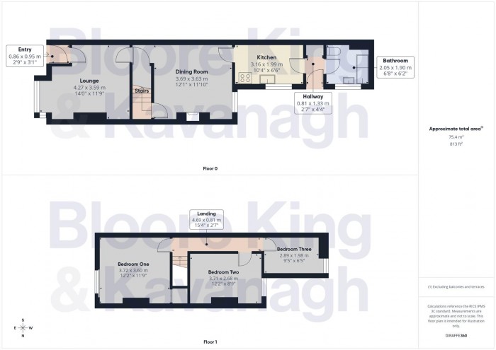 Floorplan for Milcote Road, Smethwick
