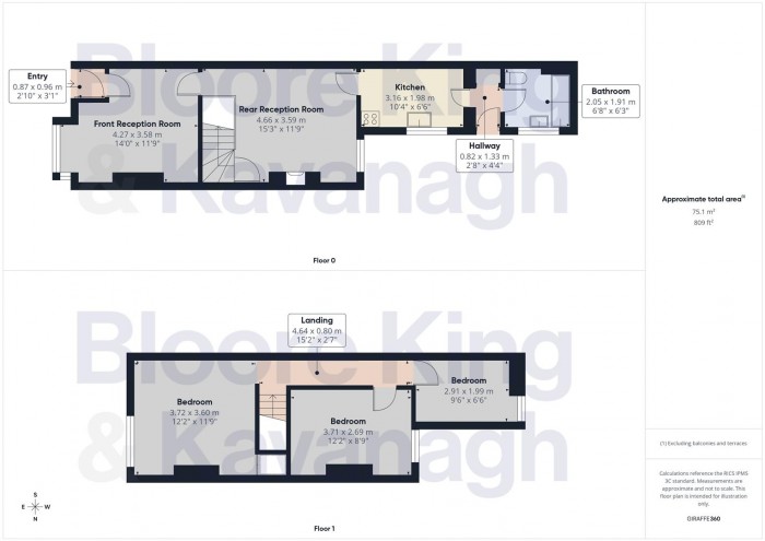 Floorplan for Milcote Road, Smethwick