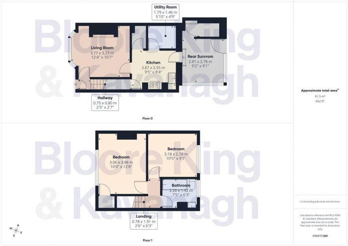 Floorplan for Sunbury Road, Halesowen