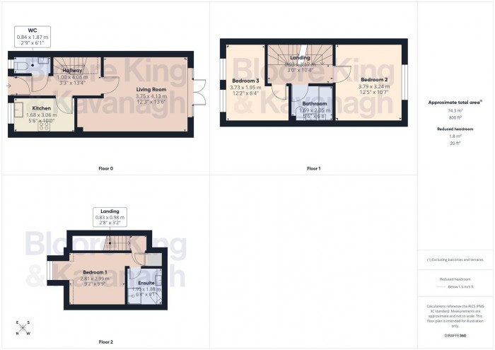 Floorplan for Parkes Hall Road, Dudley