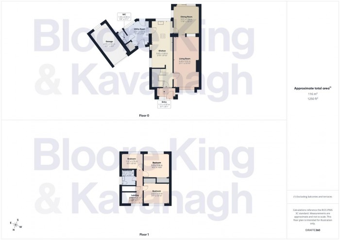 Floorplan for Eastleigh Drive, Romsley