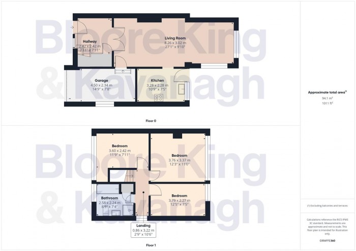 Floorplan for Greenways, Halesowen