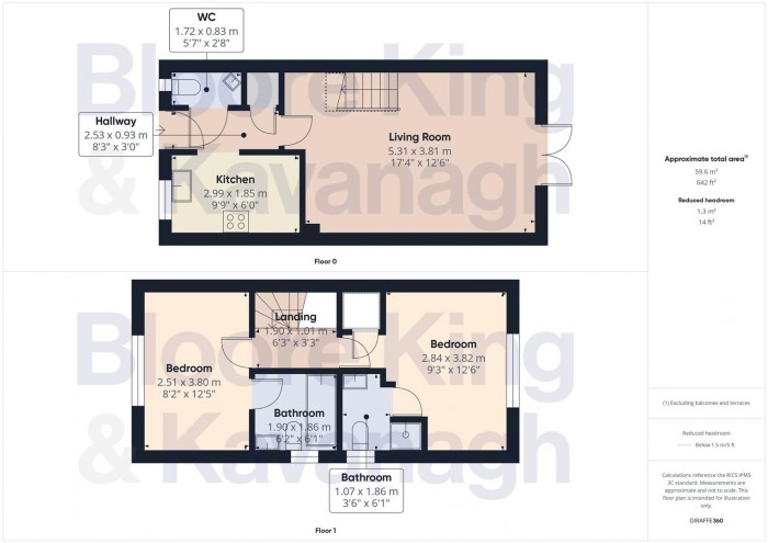 Floorplan for Manson Drive, Cradley Heath