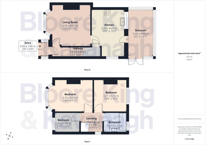 Floorplan for Westbourne Road, Halesowen
