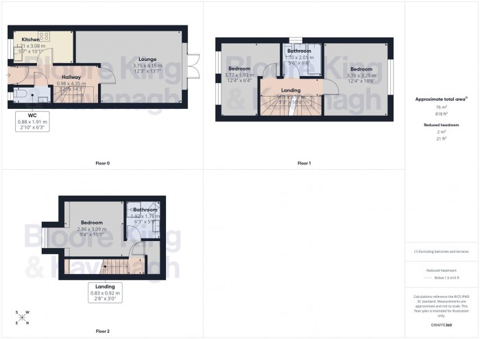 Floorplan for Parkes Hall Road, Dudley