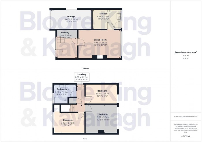 Floorplan for Greenways, Halesowen