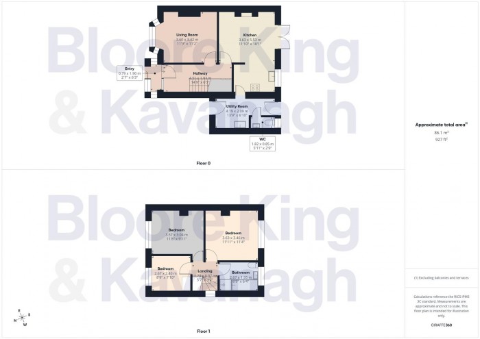 Floorplan for Merrivale Road, Halesowen