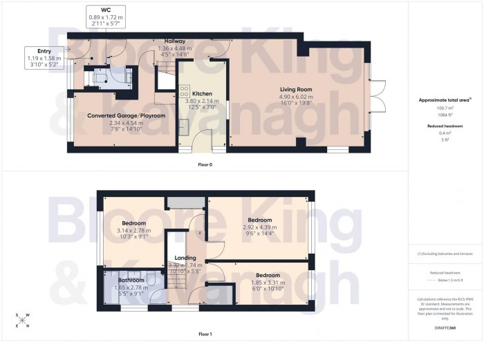 Floorplan for Foxlea Road, Halesowen