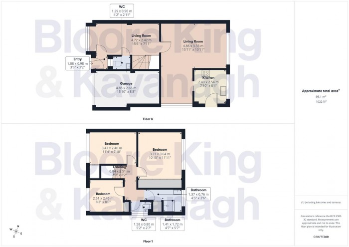 Floorplan for Pershore Road, Halesowen