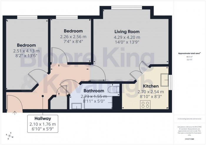 Floorplan for Century Way, Halesowen