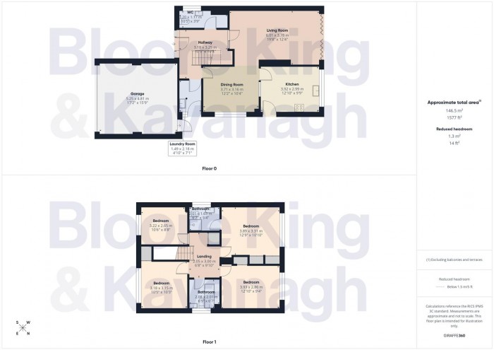 Floorplan for Links View, Halesowen