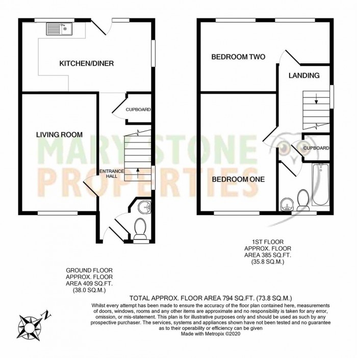 Floorplan for Station Close, Newnham Bridge, Tenbury Wells