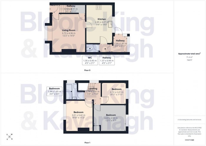 Floorplan for Meadow Road, Halesowen