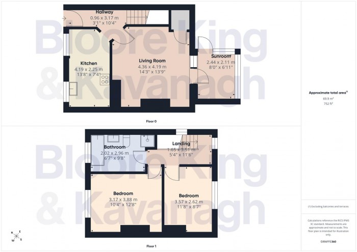 Floorplan for Codsall Road, Cradley Heath