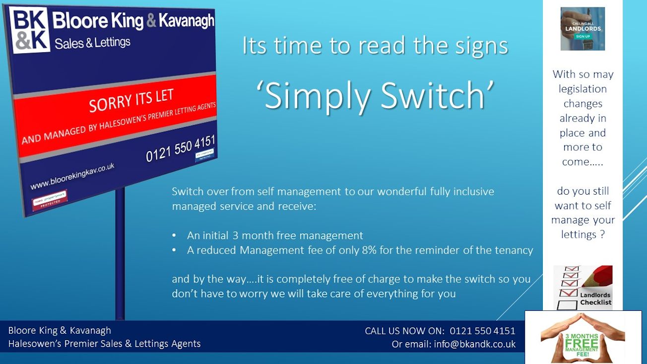Simply Switch...The easy cost effective way of getting your let property managed