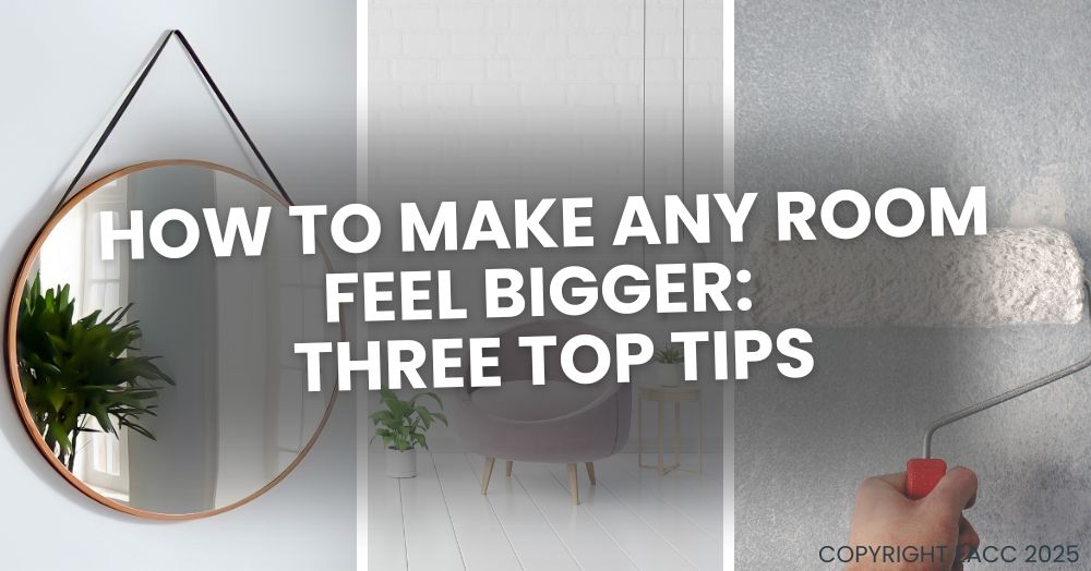 How to Make Any Room Feel Bigger: Three Top Tips